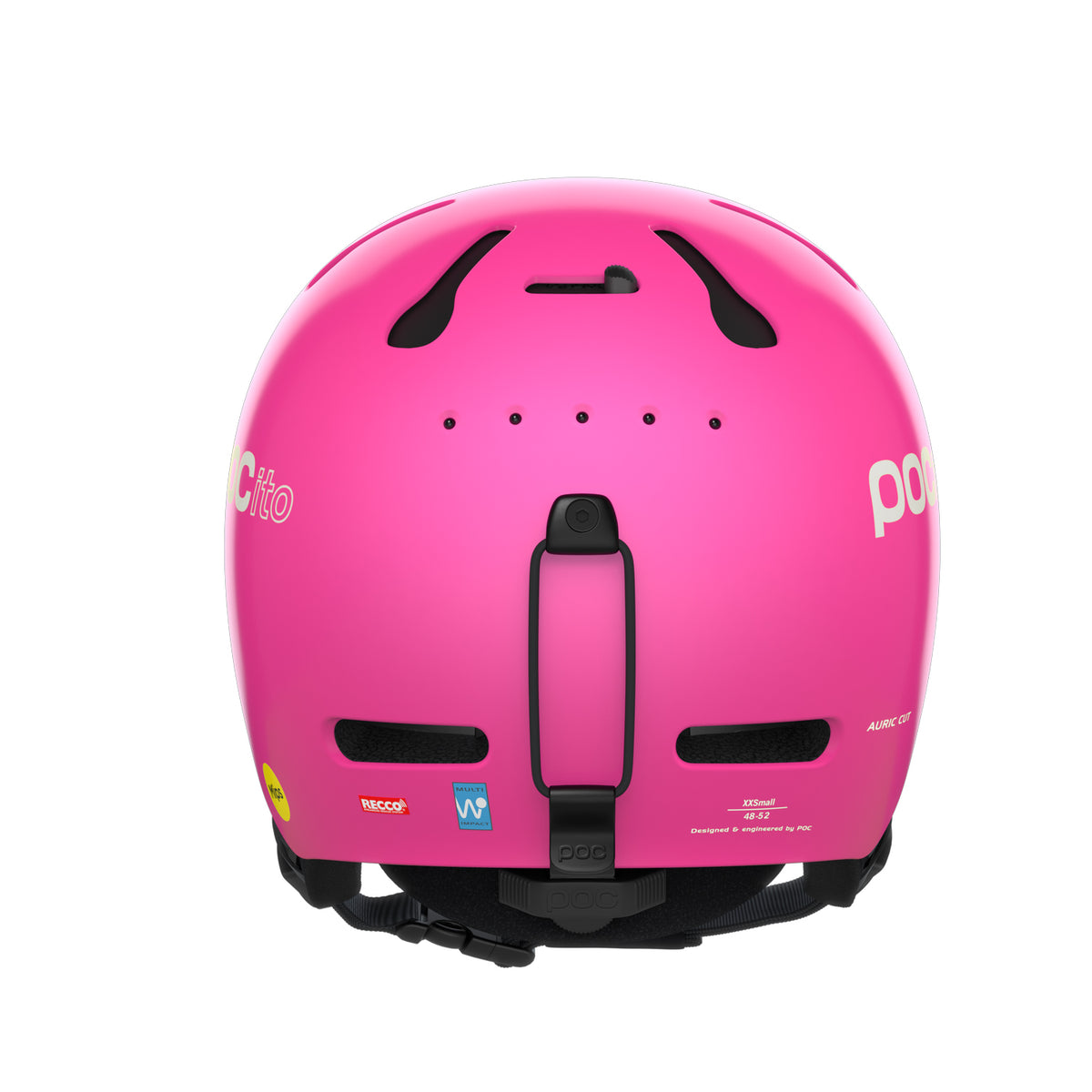 POC Sports Youth POCito Auric Cut MIPS Helmet - Fluorescent Pink - Medium/Large