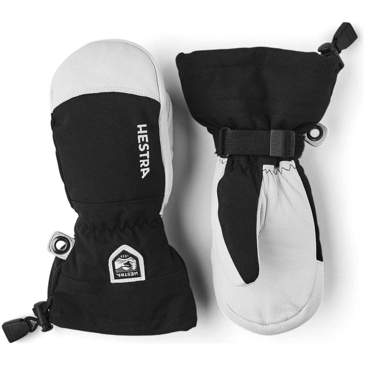 Hestra Army Kids&#39; Leather Heli Ski Mitt