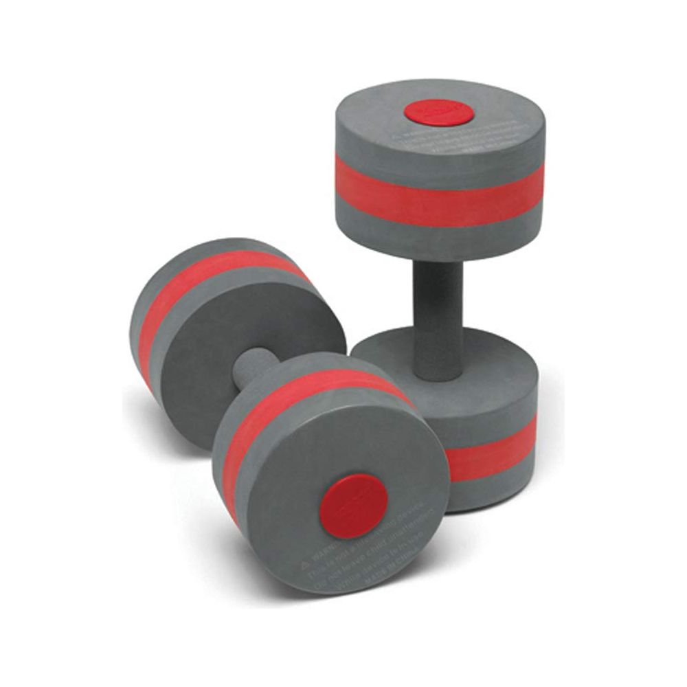 Speedo Aqua Fitness Barbells - Charcoal/Red