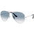 Silver; Clear Gradient Blue / 58 mm
