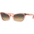 Transparent Pink; Brown Vintage / 55 mm