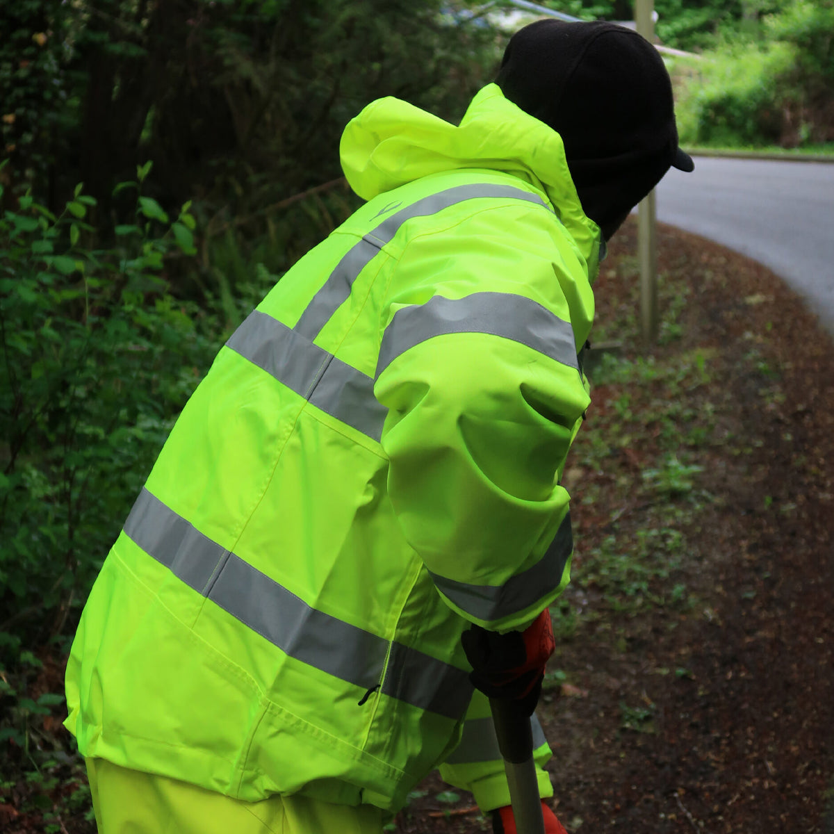Vallation Outerwear Dark Rain ANSI Jacket