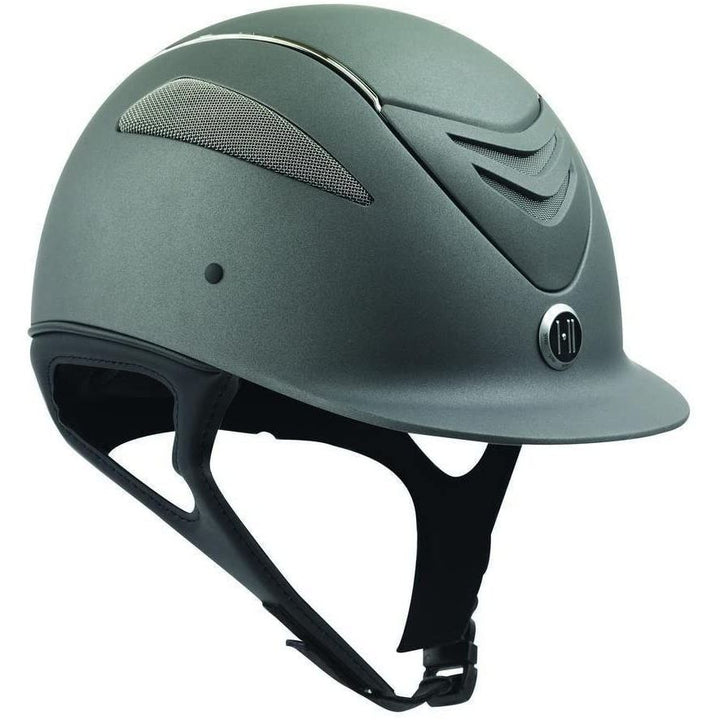 One K Defender Chrome Stripe Helmet