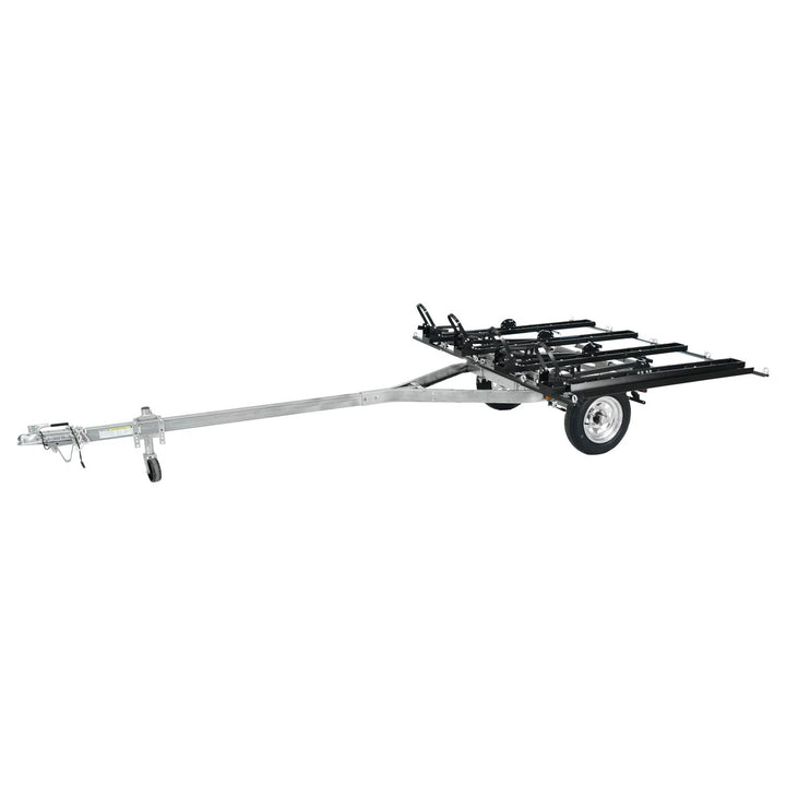 Malone MPG464-B4 MicroSport LowBed 4 E-Bike Trailer Package (4 E-Bike Racks, Kick Stand, Spare Tire)