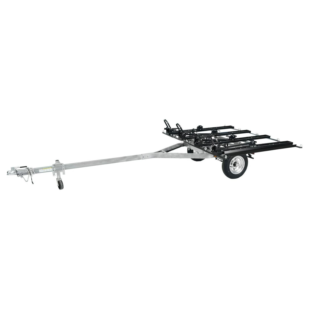 Malone MPG464-B4 MicroSport LowBed 4 E-Bike Trailer Package (4 E-Bike Racks, Kick Stand, Spare Tire)