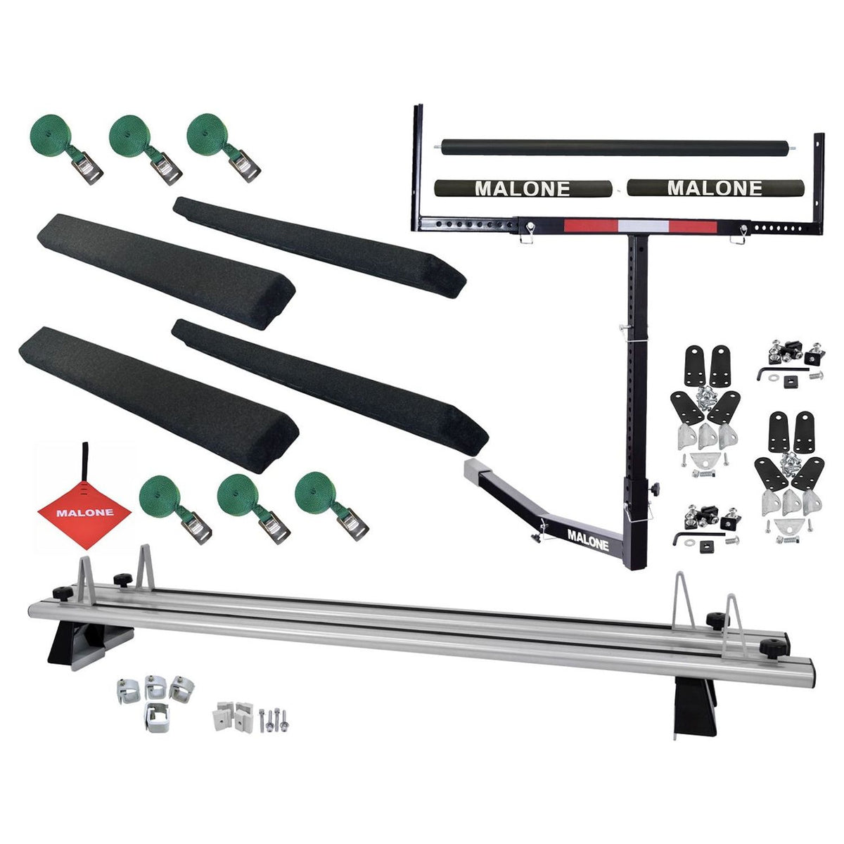 Malone MPG932 CrossBed/Bunk Kit/Axis 2 Kayak Bundle