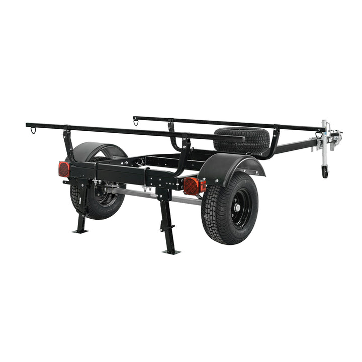 Malone MicroSport Off-Road Overland Trailer Package (2 Stabilizing Jacks, Spare Tire, JackStand)
