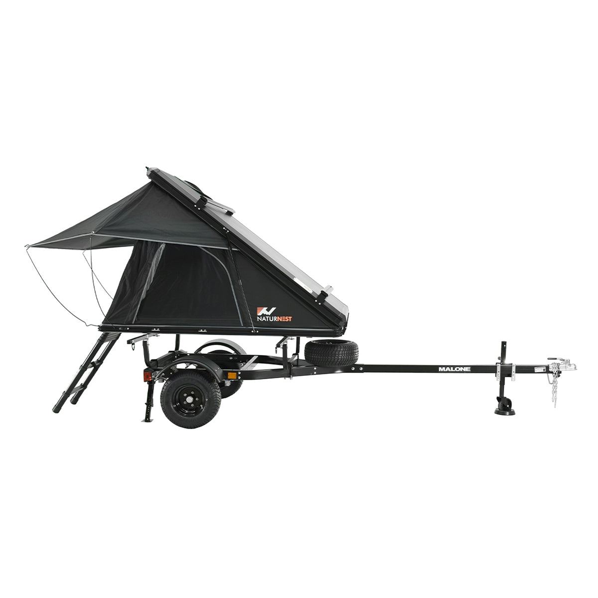 Malone MicroSport Off-Road Overland Trailer Package (2 Stabilizing Jacks, Spare Tire, JackStand)