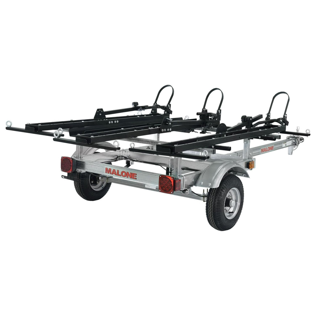 Malone MPG586B3 EcoLight 3 E-Bike Trailer Package (3 - MPG2102 E-Bike Racks)
