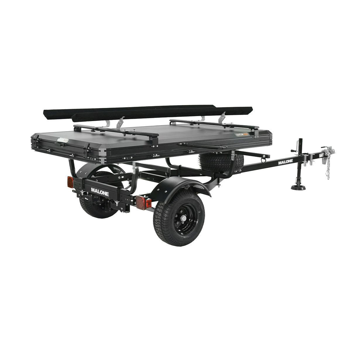 Malone MicroSport Overland Tent Trailer Package ( 2 Stabilizing Jacks, Spare Tire, JackStand, Bunk Kit)