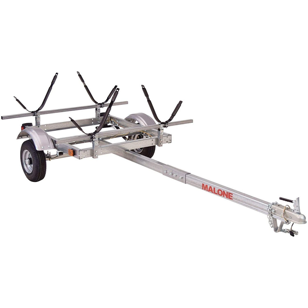 Malone EcoLight 2 Kayak Trailer Package (2 J-Racks)