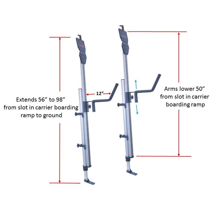 Malone Telos XL Universal Roof Rack Adapter Bundle