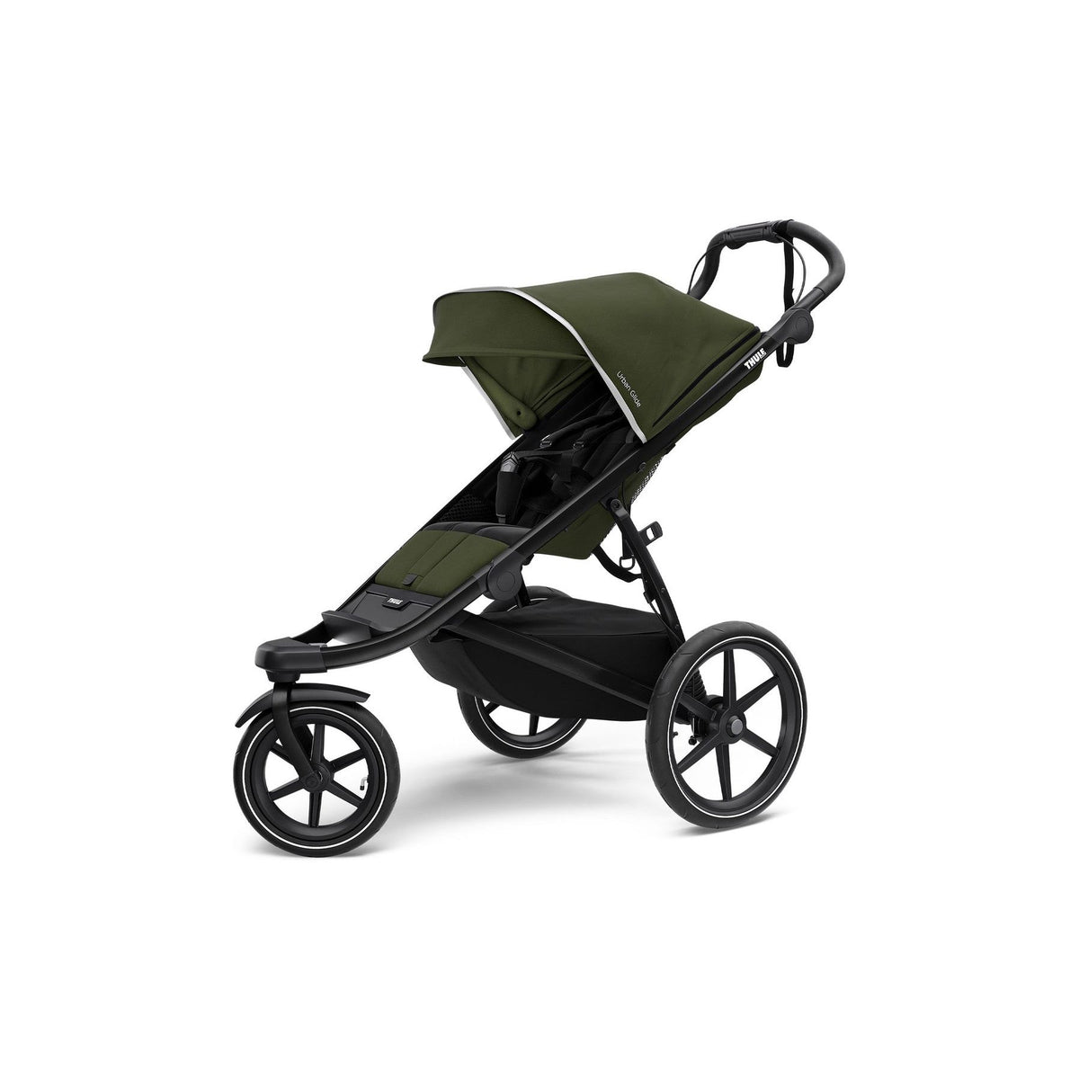 Thule Urban Glide 2 Single Jogging Stroller Cypress Green Used