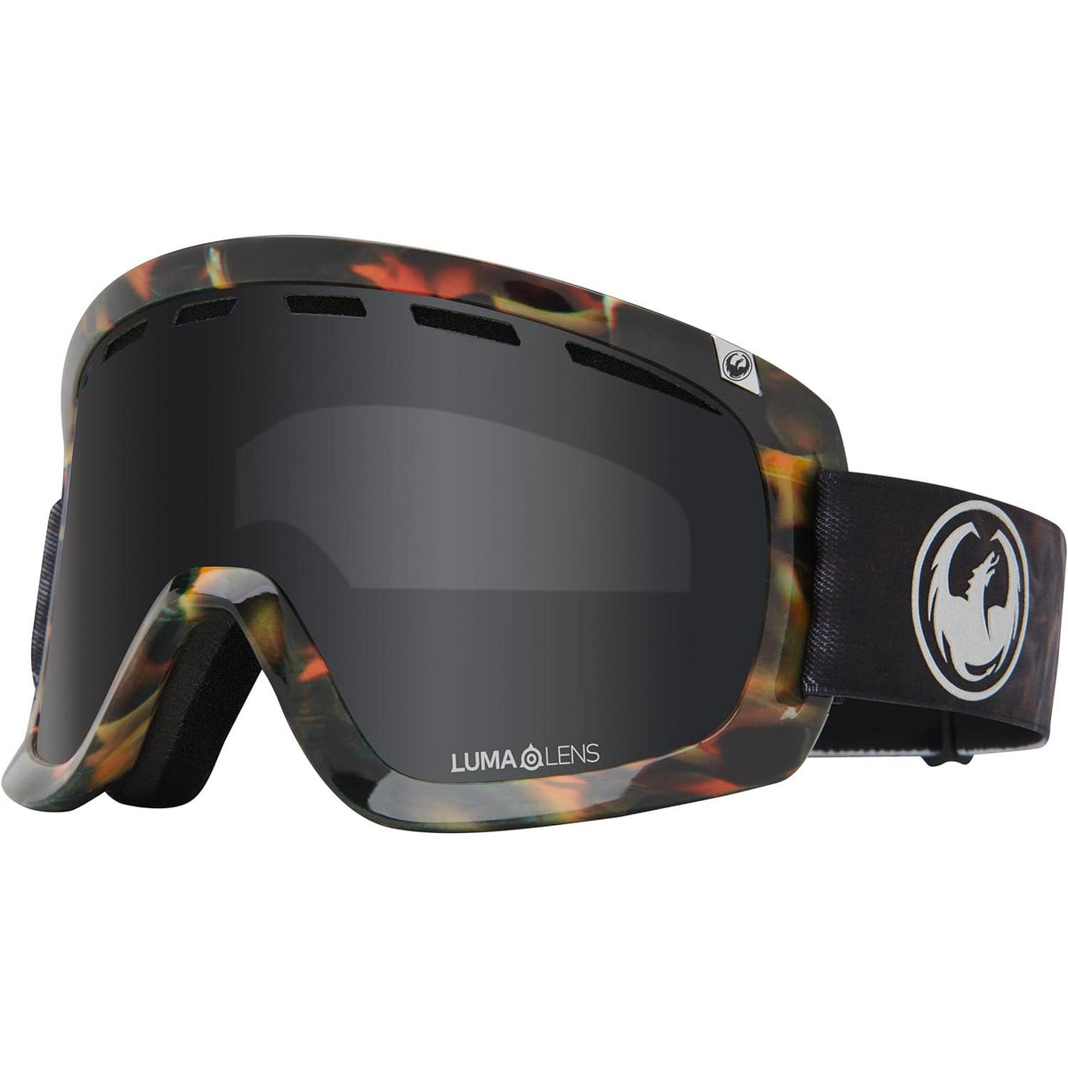 Dragon Alliance D1 OTG Goggles - Corduroy; LL Red Ion