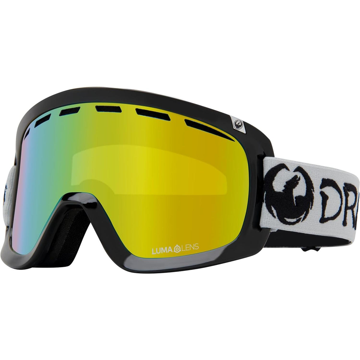 Dragon Alliance D1 OTG Goggles - Classic Grey; LL Gold Ion