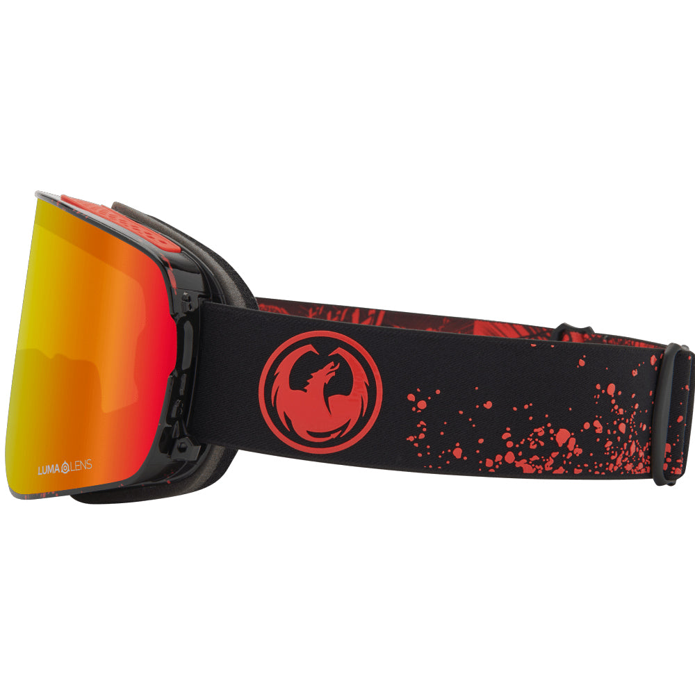 Dragon NFX2 Old Skool Goggles Lumalens Red Ion + Light Rose 2026