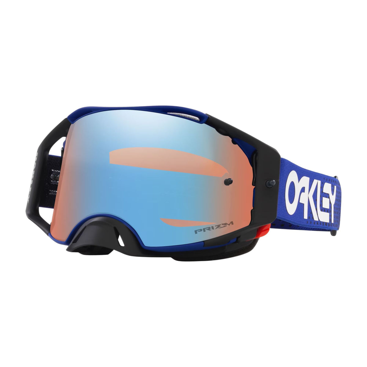 oakley airbrake ski goggles Oakley Airbrake MX Goggles Maxime Renault Matte Navy; Prizm Sapphire