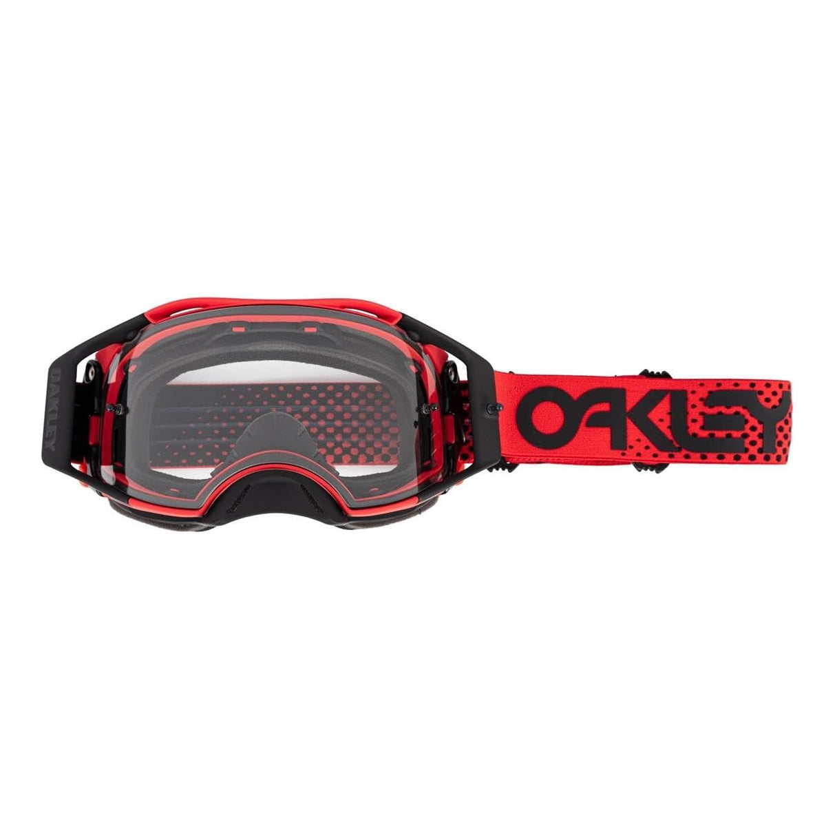 Oakley Airbrake MX Goggles, Moto Red / Clear