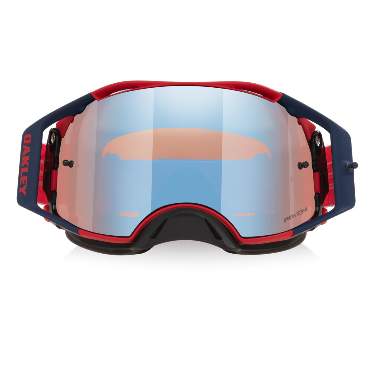 Oakley Airbrake MX Goggles, Tuff Blocks Gunmetal Black / Dark Grey