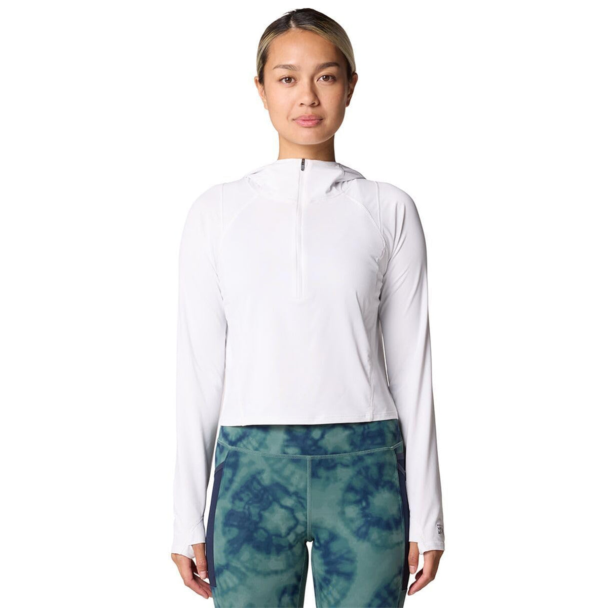 Mountain Hardwear Women&#39;s Crater Lake Half Zip Crop Hoody