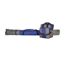 Athalon Deluxe 2Pc Ski & Boot Bag Combo - Gray/Navy - Used - Acceptable