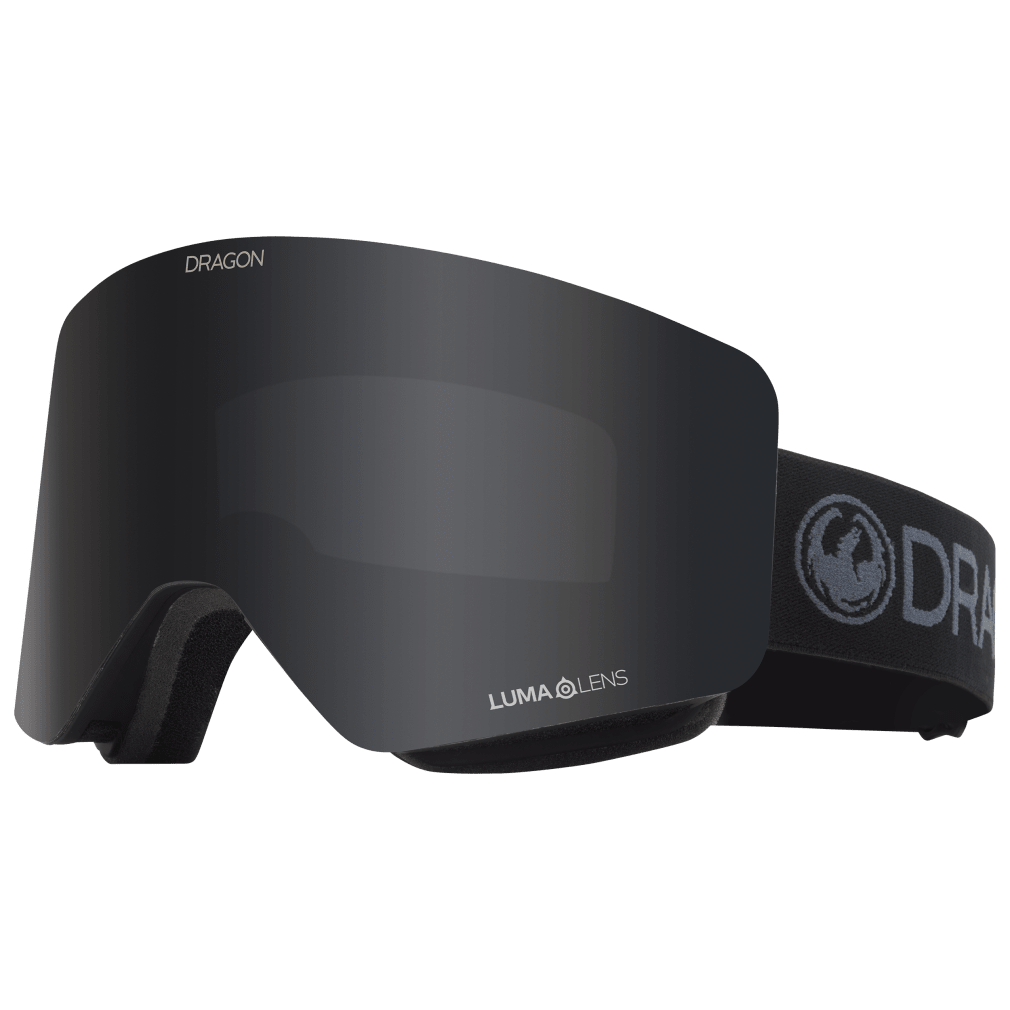 otg goggles Dragon R1 OTG Bonus Goggles, Blackout/LL Dark Smoke
