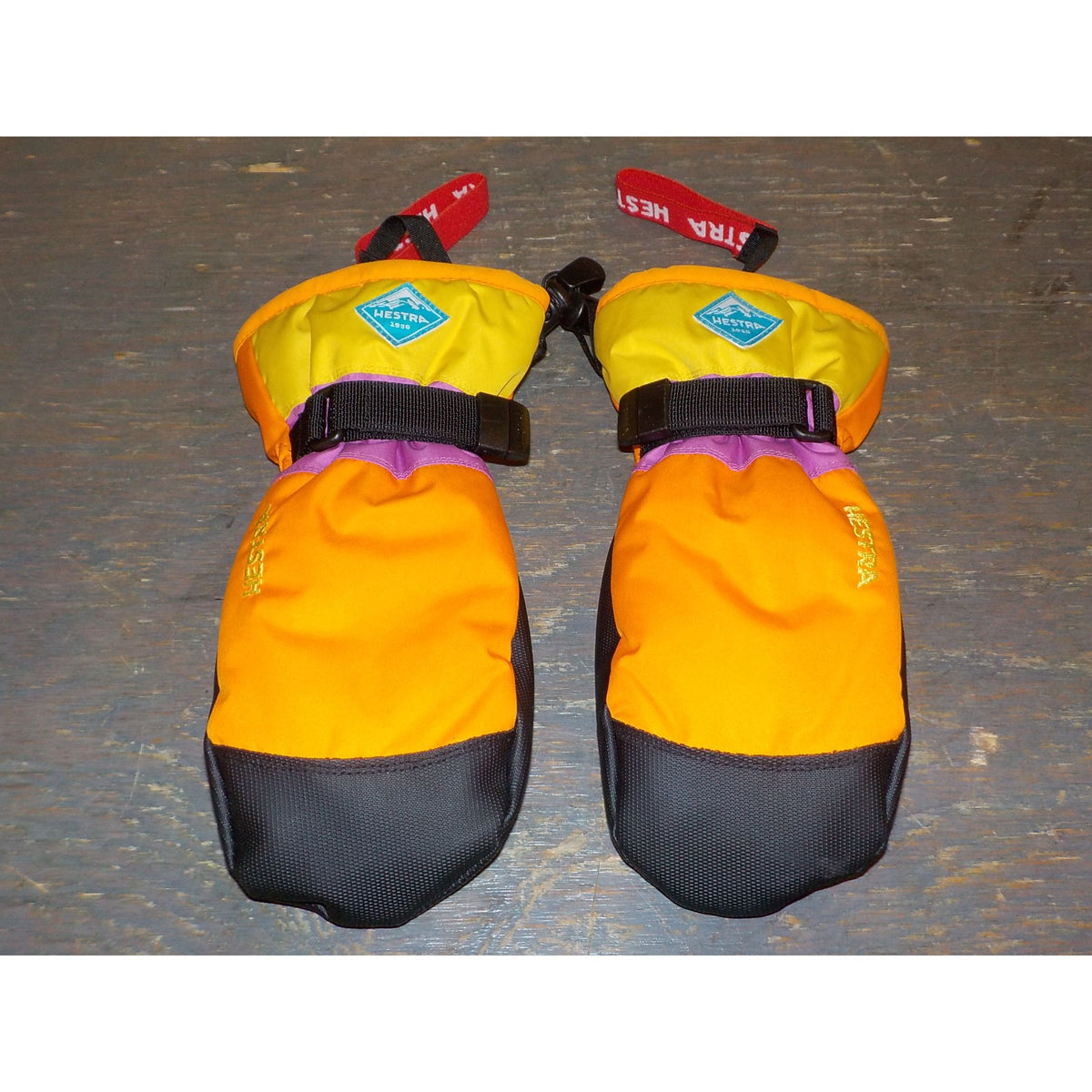 Hestra Kids' Gauntlet CZone Mitt - Orange Multi - 3 - Used - Acceptable