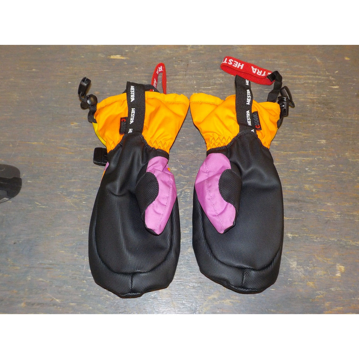 Hestra Kids' Gauntlet CZone Mitt - Orange Multi - 3 - Used - Acceptable