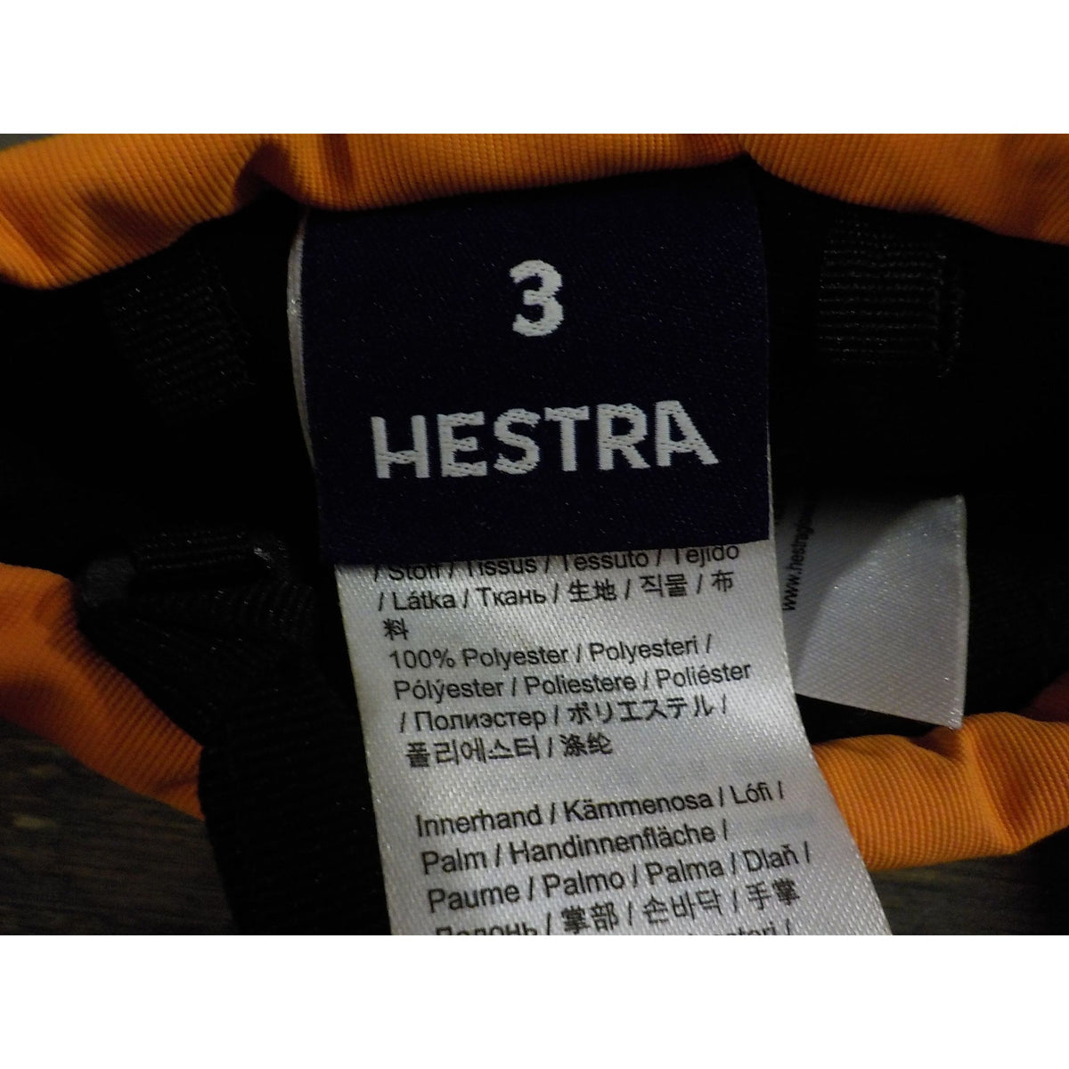Hestra Kids' Gauntlet CZone Mitt - Orange Multi - 3 - Used - Acceptable