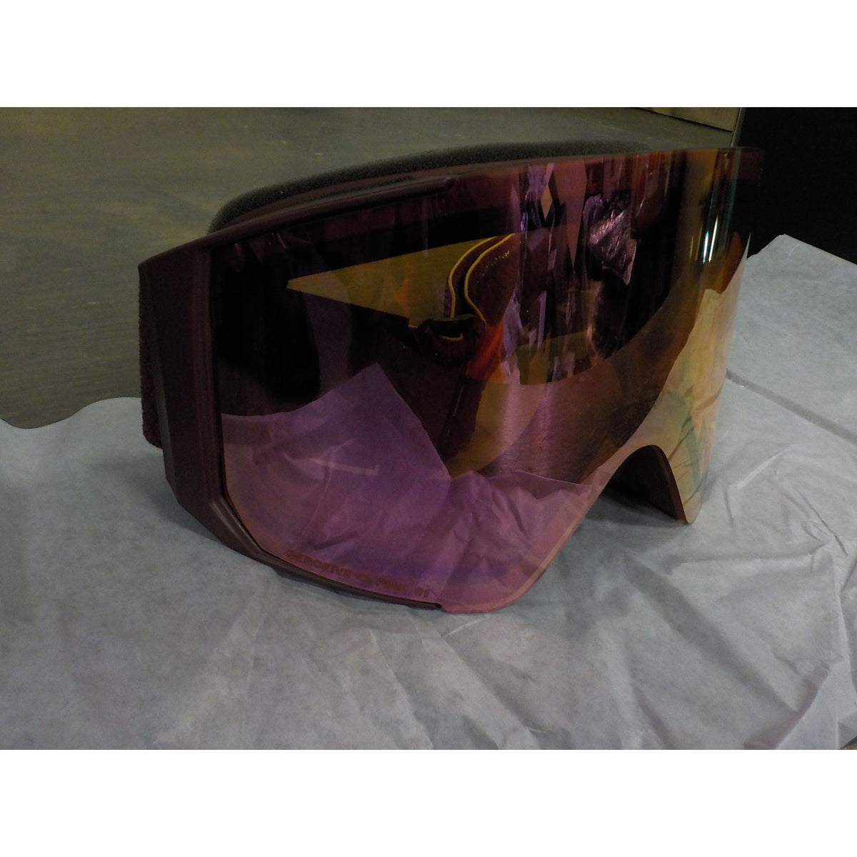 Anon Sync Goggles + Bonus Lens + MFI Face Mask - Deep Cherry; Perceive Cloudy Pink + Perceive Variable Blue - Used - Acceptable