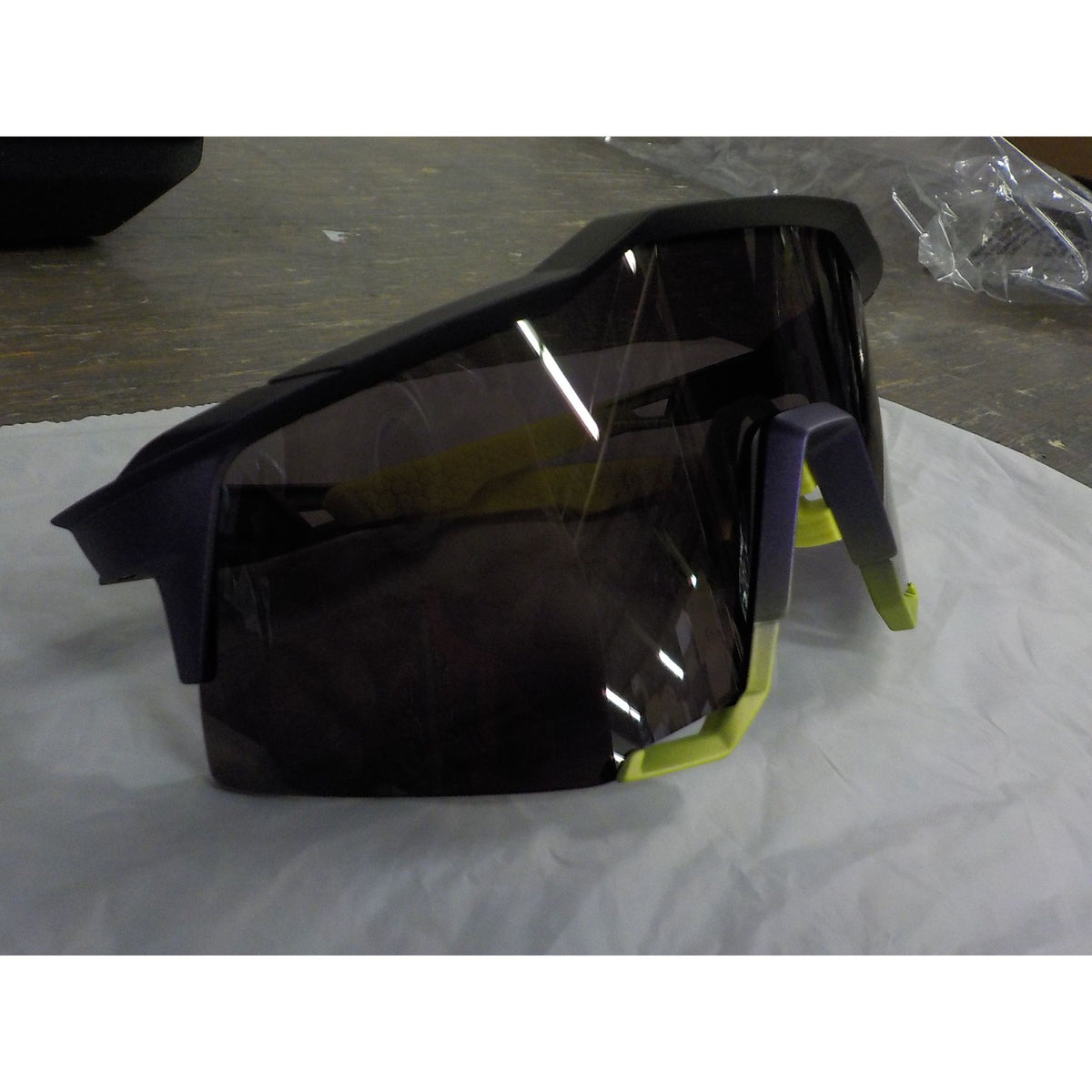 100% Speedcraft Sunglasses - Matte Metallic Digital Brights; Dark Purple - Used - Acceptable