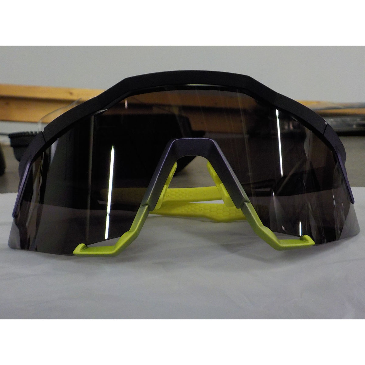 100% Speedcraft Sunglasses - Matte Metallic Digital Brights; Dark Purple - Used - Acceptable
