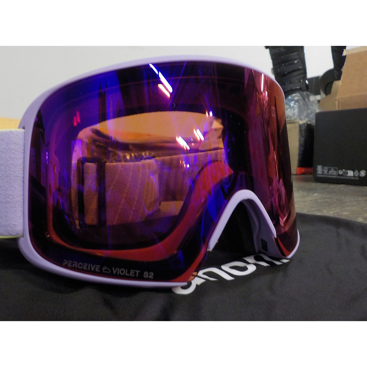 Anon M6 Goggles - Hyper Lilac; Perceive Sunny Onyx + Perceive Variable Violet - Used - Acceptable