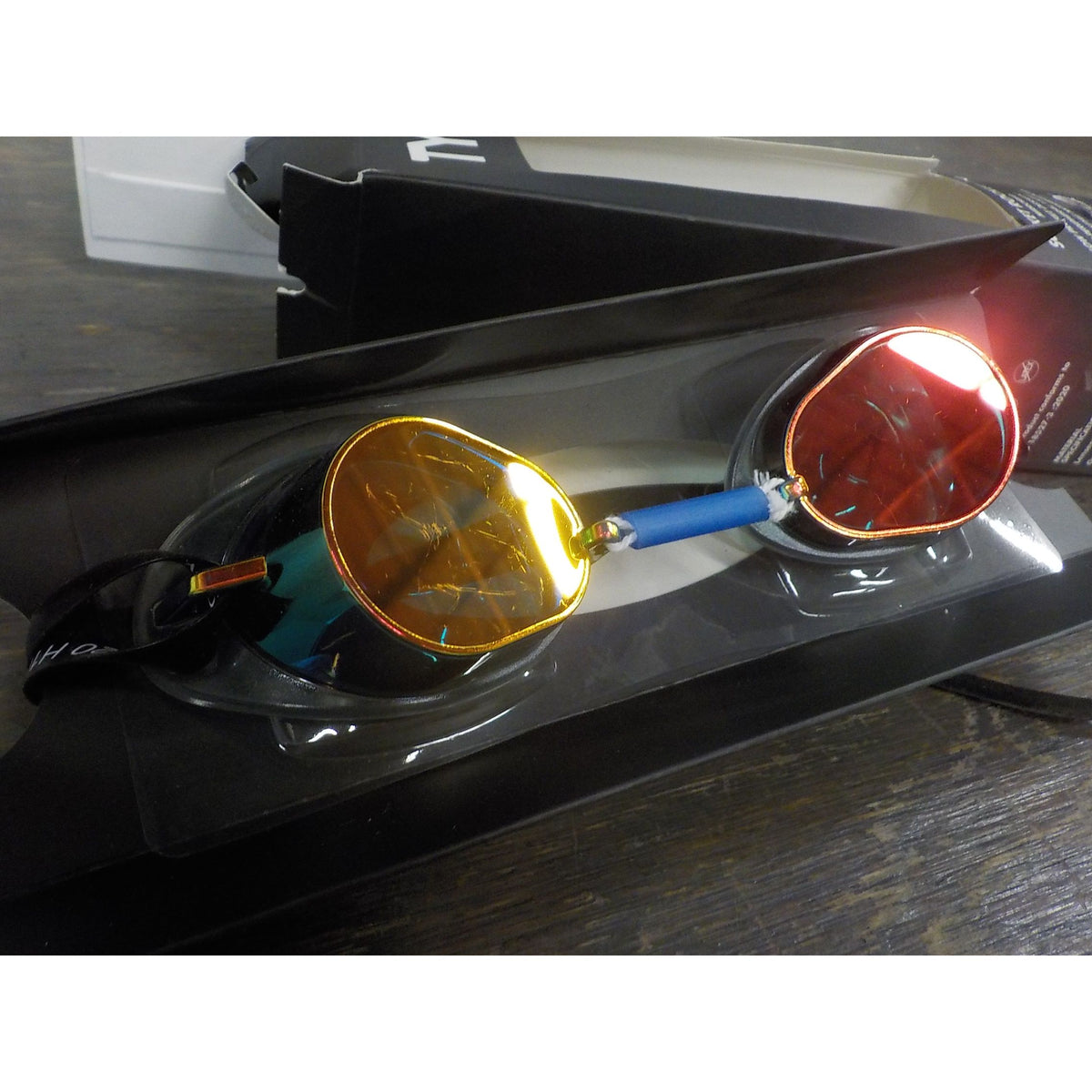 TYR Socket Rockets 2.0 Mirrored Adult Goggles - Metallic Fire - Used - Acceptable