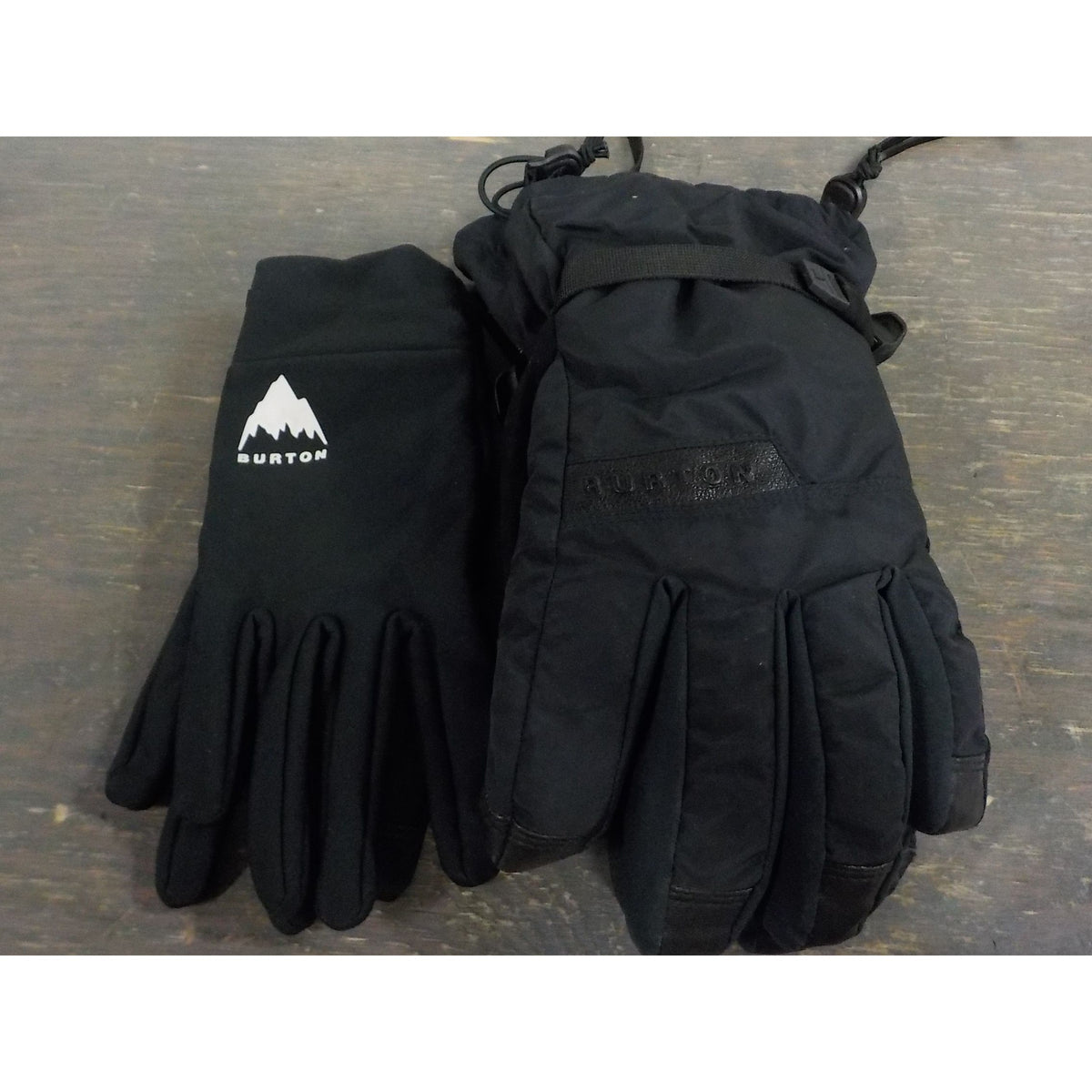 Burton Men's Deluxe GORE-TEX Gloves - True Black - Small - Used - Acceptable