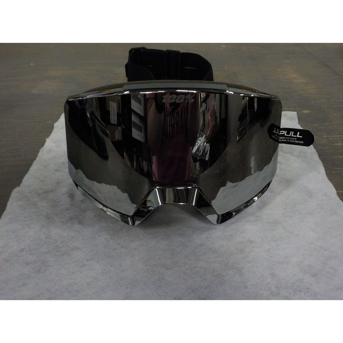 100% Norg Hiper Goggle - Black/Silver; Mirror Silver - Used - Acceptable