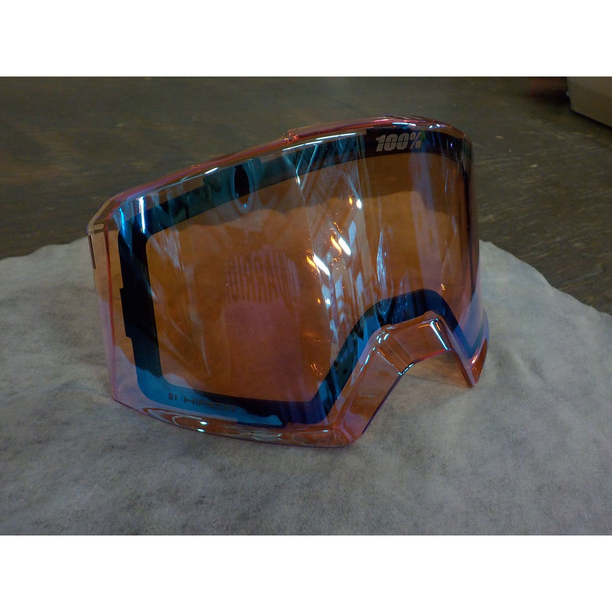 100% Norg Hiper Goggle - Black/Silver; Mirror Silver - Used - Acceptable