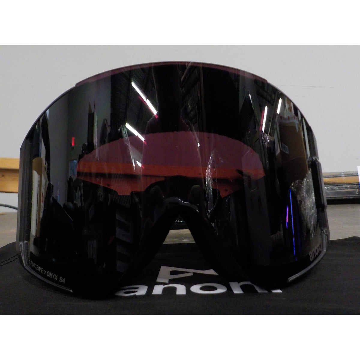 Anon Sync Goggles + Bonus Lens + MFI Face Mask - Smoke; Perceive Sunny Onyx + Perceive Variable Violet - Used - Acceptable