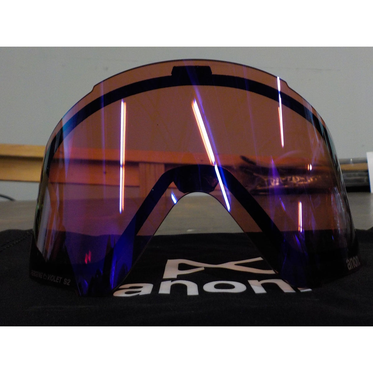 Anon Sync Goggles + Bonus Lens + MFI Face Mask - Smoke; Perceive Sunny Onyx + Perceive Variable Violet - Used - Acceptable
