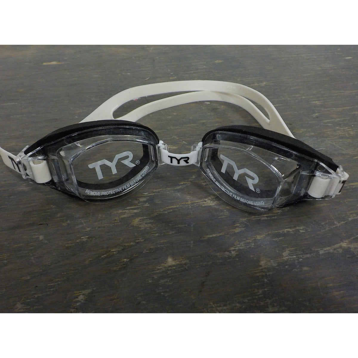 TYR Blackhawk Racing Googles - Clear/Matte Black - Used - Acceptable
