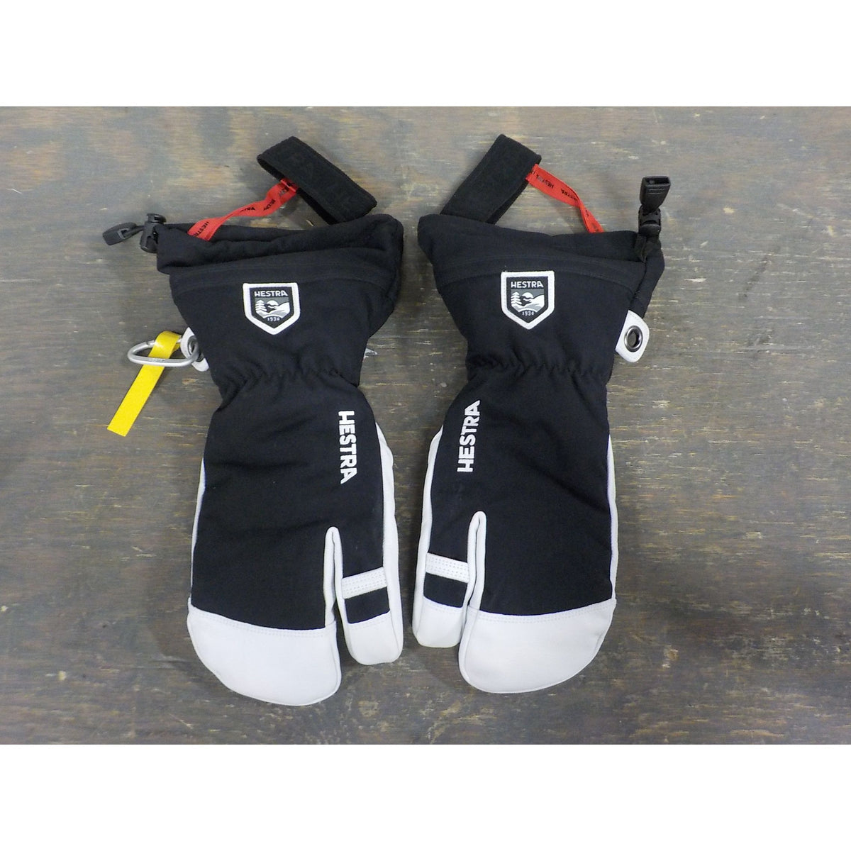 Hestra Army Leather Heli Ski 3-finger Glove - Black - 7 - Used - Acceptable
