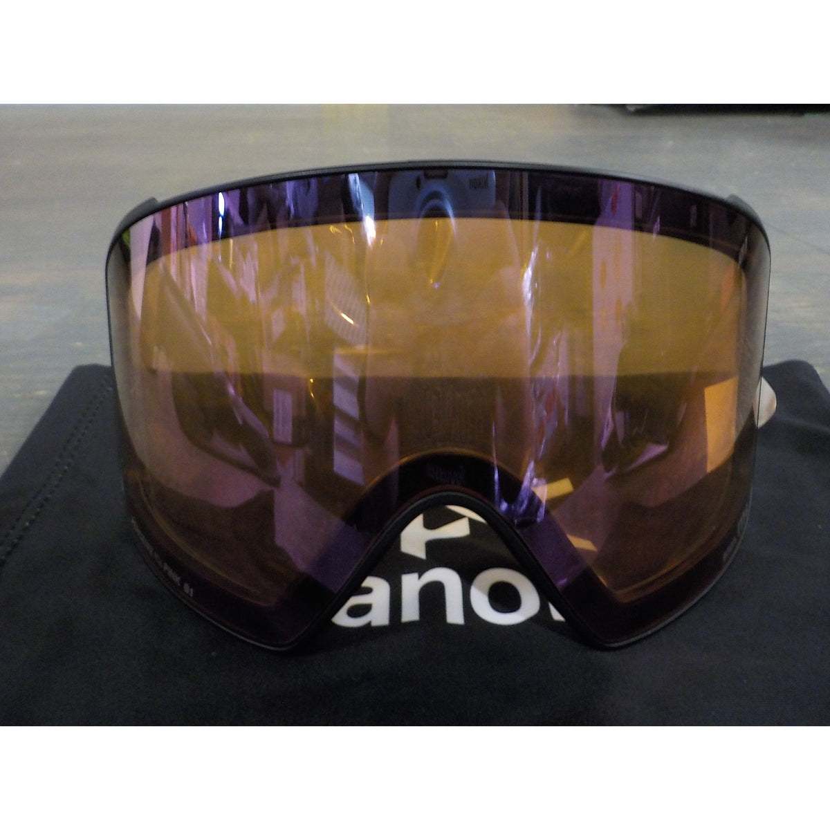 Anon M4 Cyl Goggles + Bonus Lens + MFI, Low Bridge Fit - Blk - Used - Acceptable