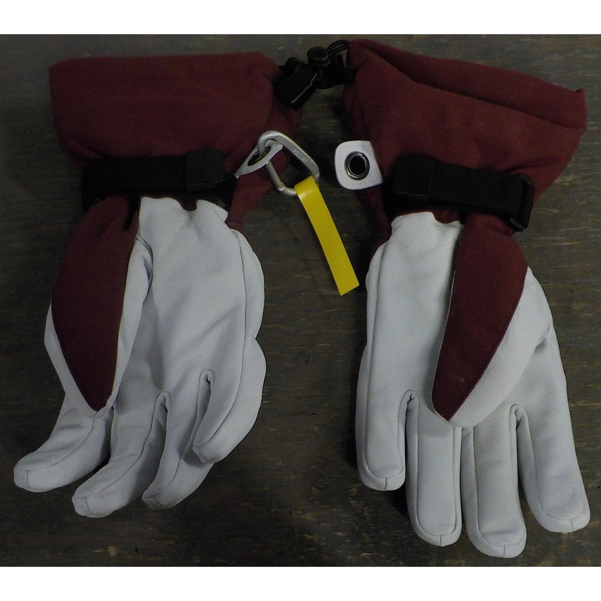 Hestra Women's Heli Ski Glove - Bordeaux/Off White - 8 - Used - Acceptable