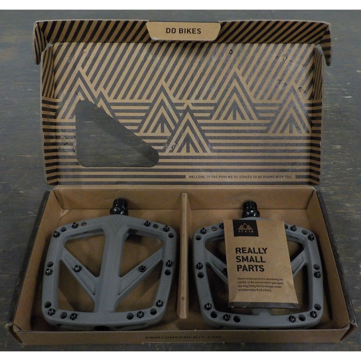 PNW Components Range Composite Pedals - Cement Grey - Used - Acceptable