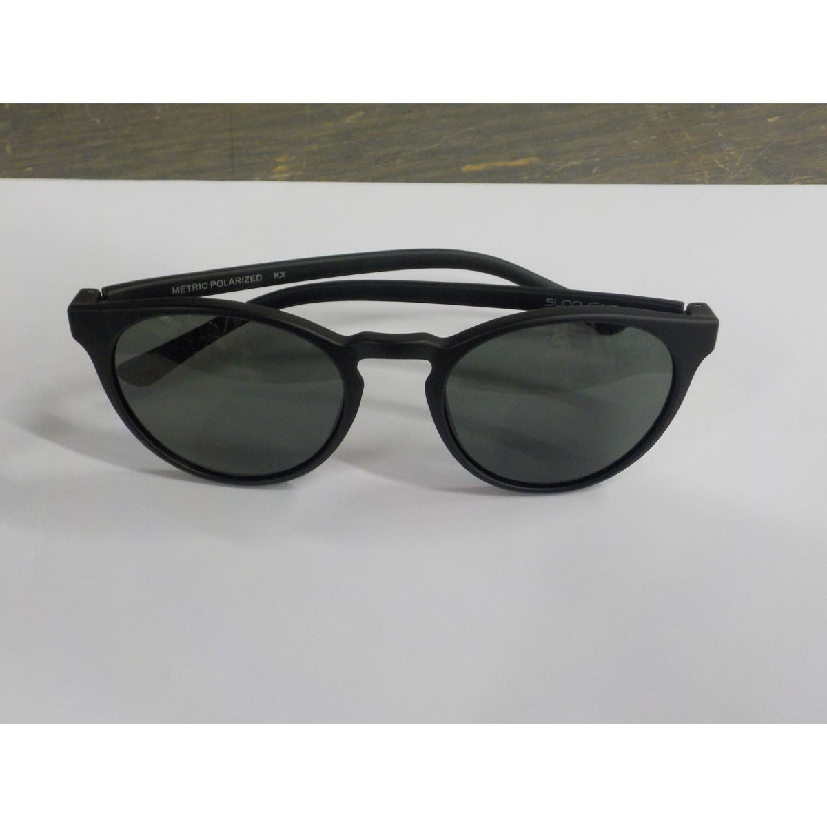 Suncloud Metric Sunglasses - Matte Black; Polarized Gray Green - Used - Acceptable