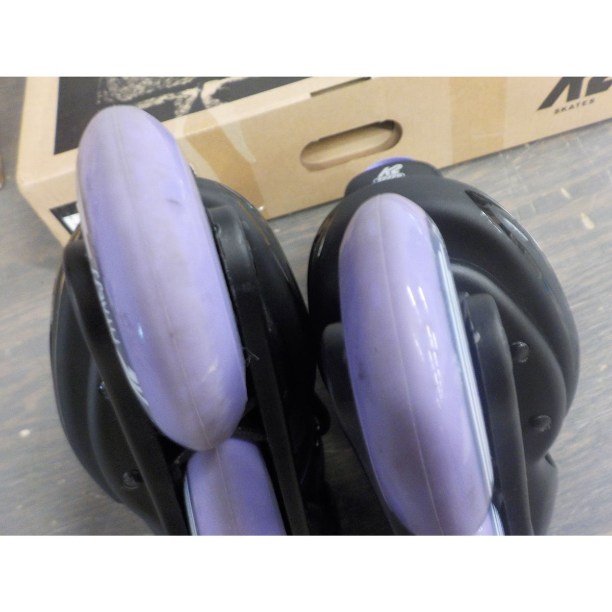 K2 Women&#39;s Alexis 80 Pro Inline Skates - Lavender - 7.5 - Used - Acceptable