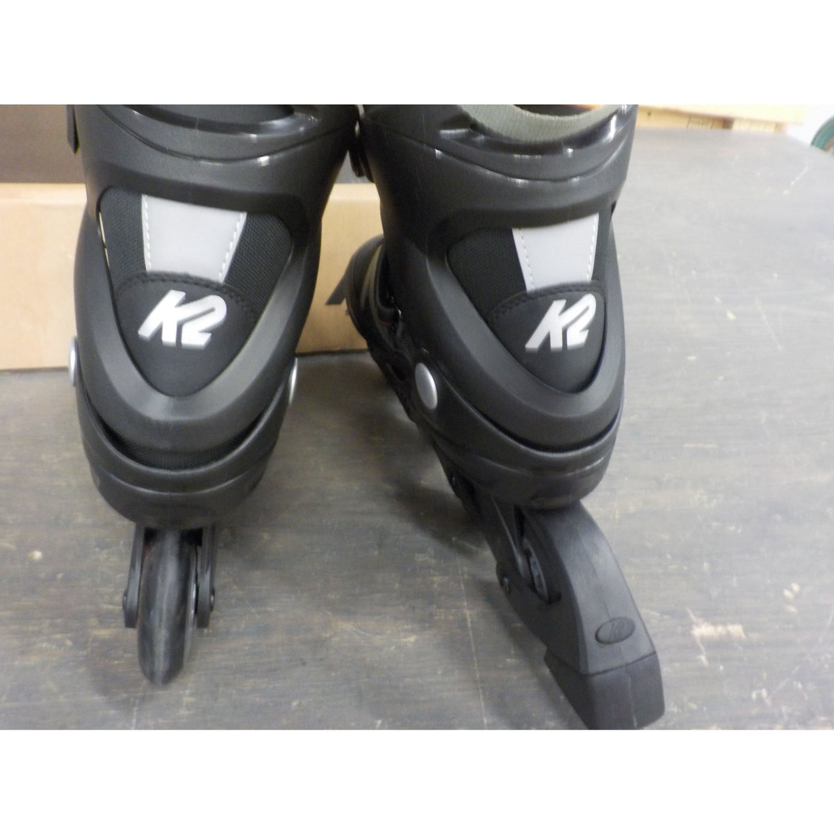 K2 Men&#39;s Kinetic 80 Inline Skates - Black/Gray - 9.5 - Used - Acceptable