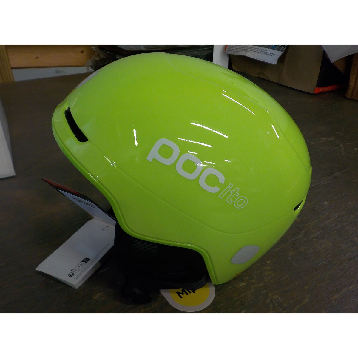 POC Sports Youth POCito Obex MIPS Helmet - Fluorescent Yellow/Green - X-Small/Small - Used - Acceptable