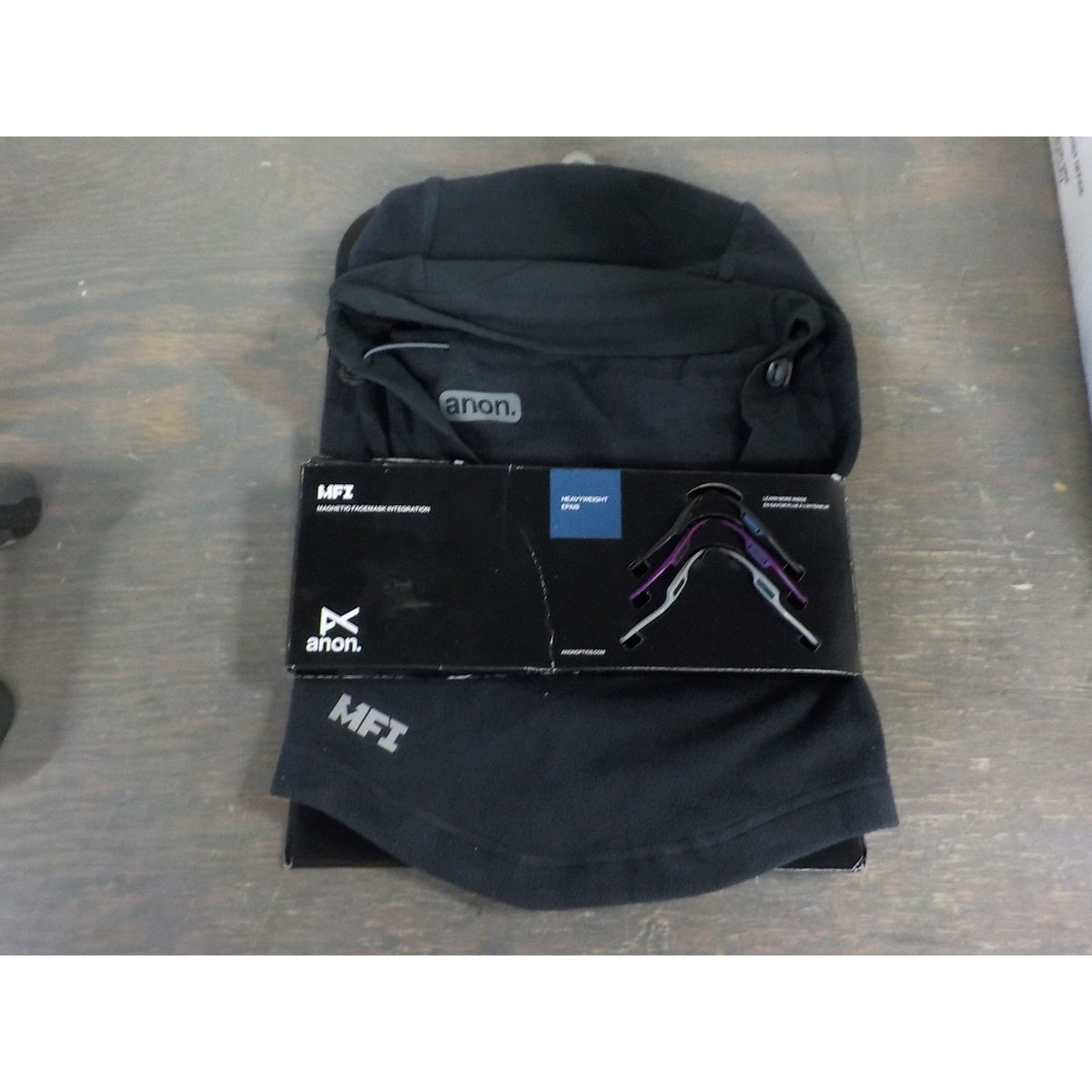 Anon MFI Fleece Helmet Hood - Black - Used - Acceptable