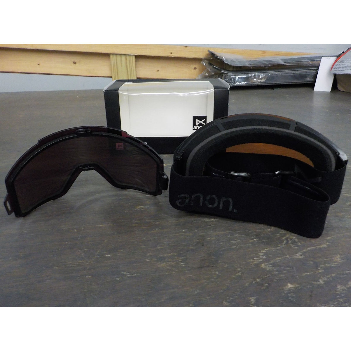 Anon Sync Goggles + Bonus Lens - Smoke; Perceive Sunny Onyx + Perceive Variable Violet - Used - Acceptable